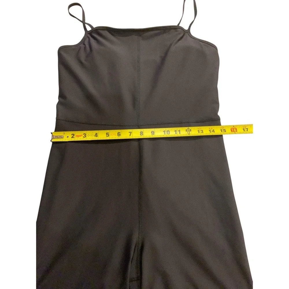 Old Navy Jumpsuit Women Large Black‎ PowerSoft Go-Dry Active Bodysuit Athleisure
